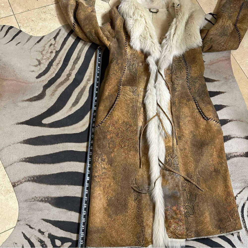 YVES SALOMON Shearling Long Coat🌸 - Picture 13 of 16